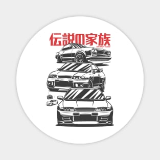 Legendary family - Skyline GTR Magnet